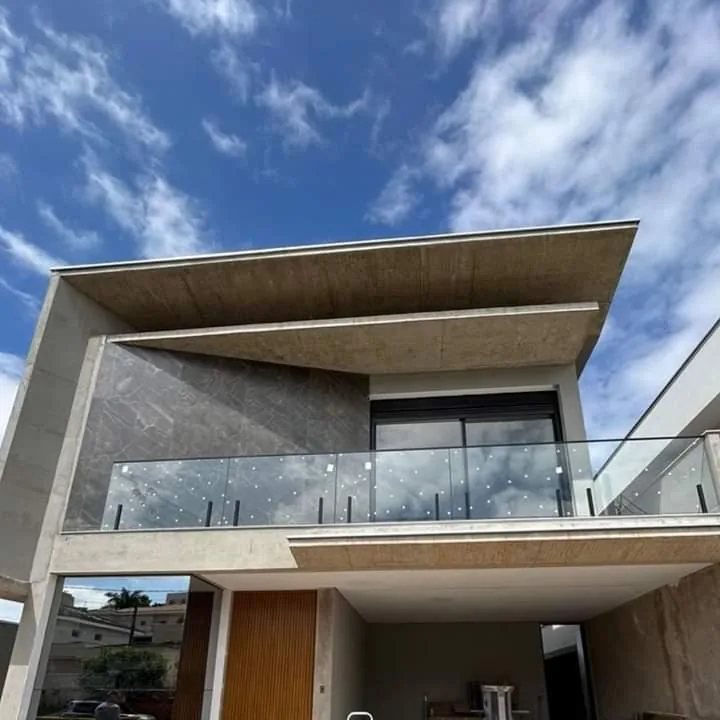 Guarda-corpo de vidro residencial